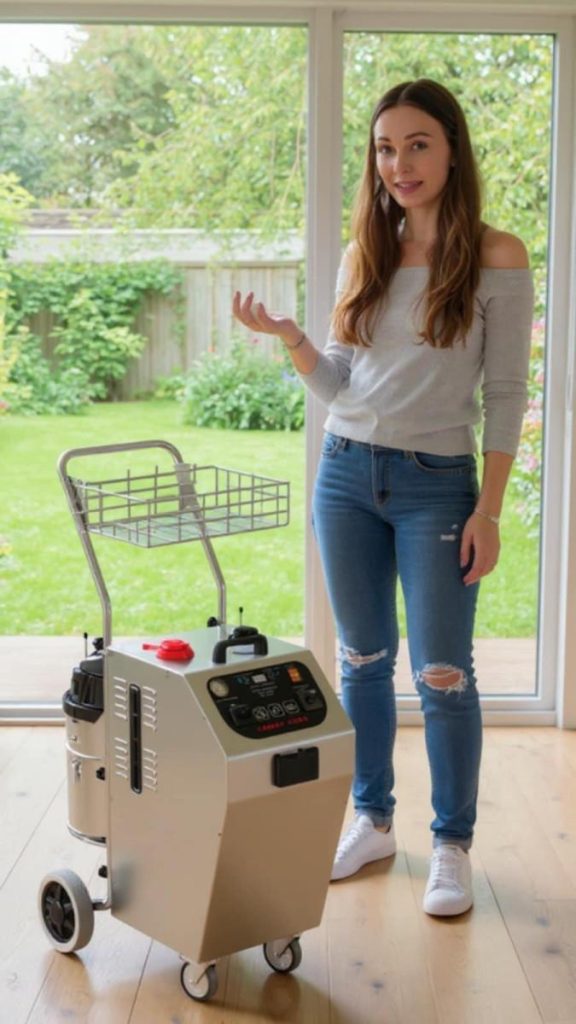 prezentarea procesului de curatare inainte si dupa cu aburi oradea