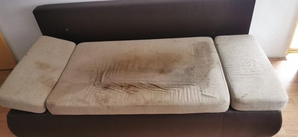 canapea murdara ce necesita curatare cu aburi in oradea cleanspot