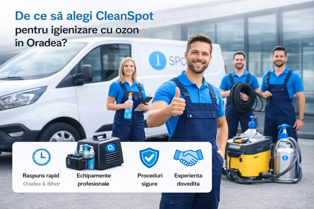 clean spot oradea igienizare cu aburi si ozon