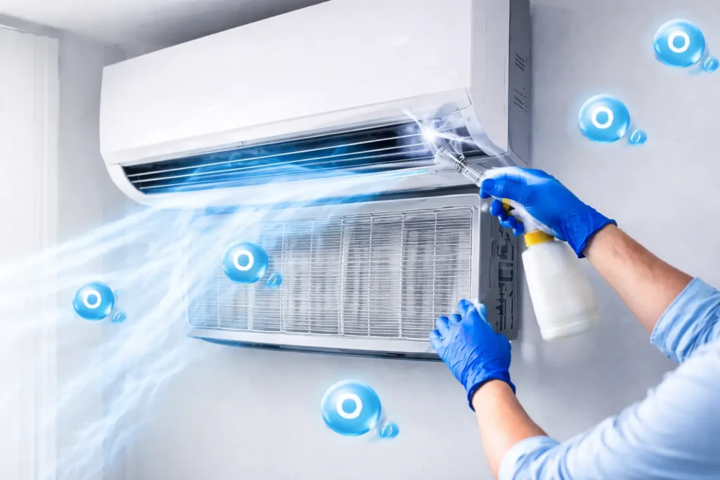 igienizare cu ozon si aburi aer conditionat acasa si aer conditionat auto traseu in oradea cleanspot