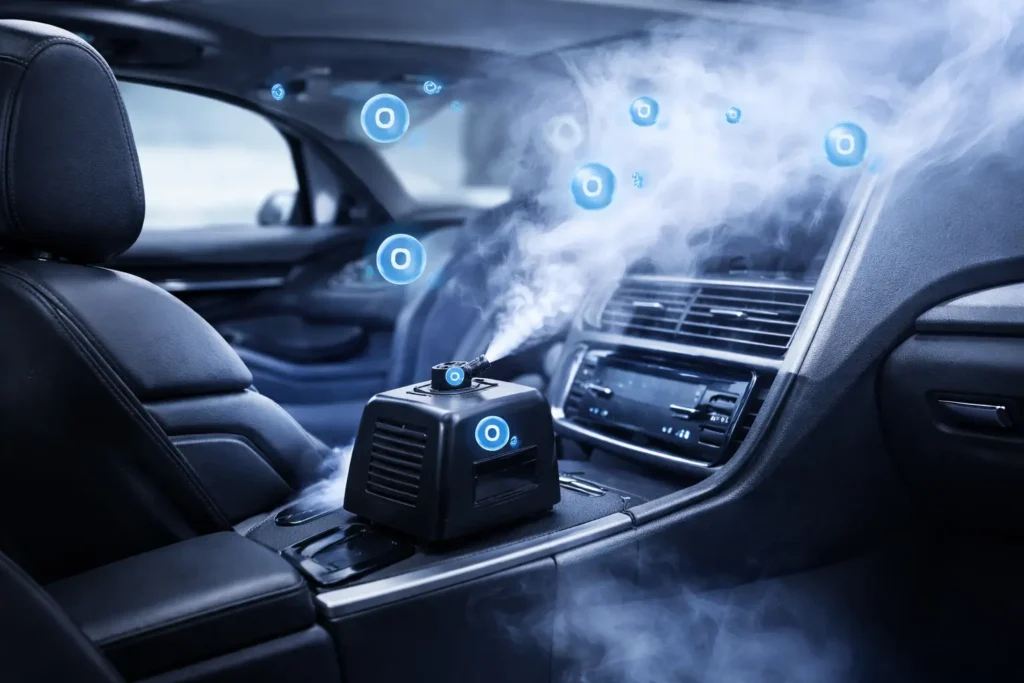 igienizare cu ozon si aburi pentru auto incaperi birouri spatii locuit in oradea cleanspot