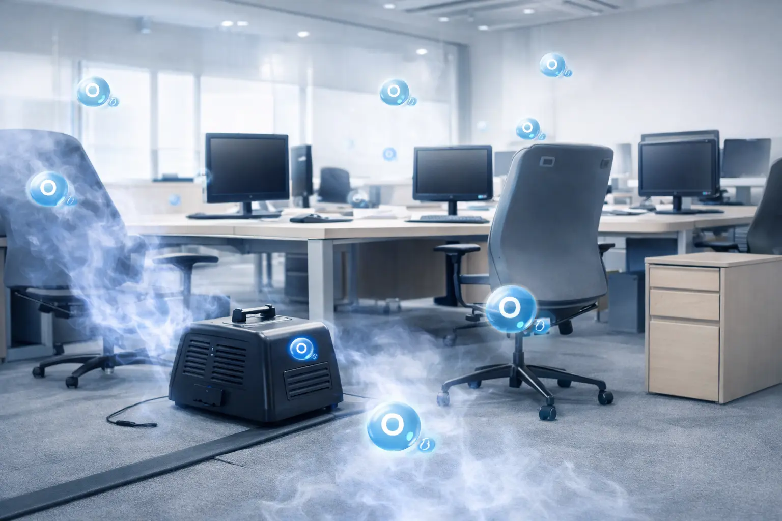 igienizare cu ozon si aburi spatii locuit birouri si acasa oradea cleanspot