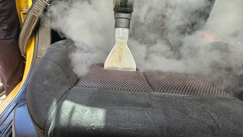 spalatorie cu aburi pentru tapiterie auto interior in oradea cleanspot