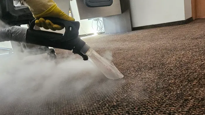 in timpul curatarii a unei mochete in oradea cleanspot