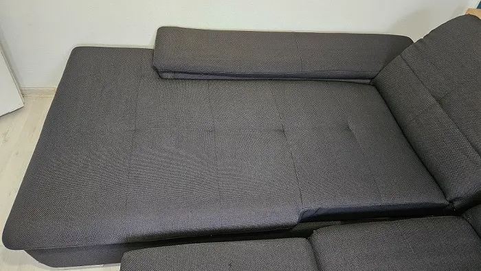 canapea colțar curată după curățare profesională Oradea fără pete