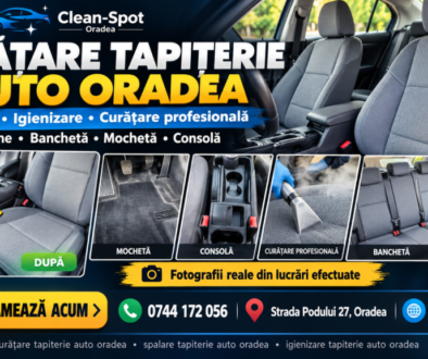 curatare spalare tapiterie auto interior igienizare spalatorie curatatorie clean-spot oradea la domiciliu